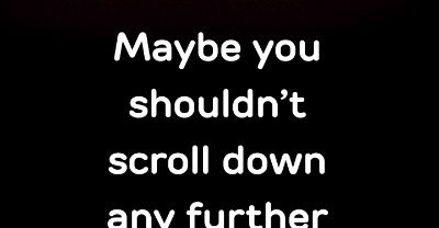 Stop scroll, big spider