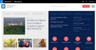 Web design, zagrebački holding